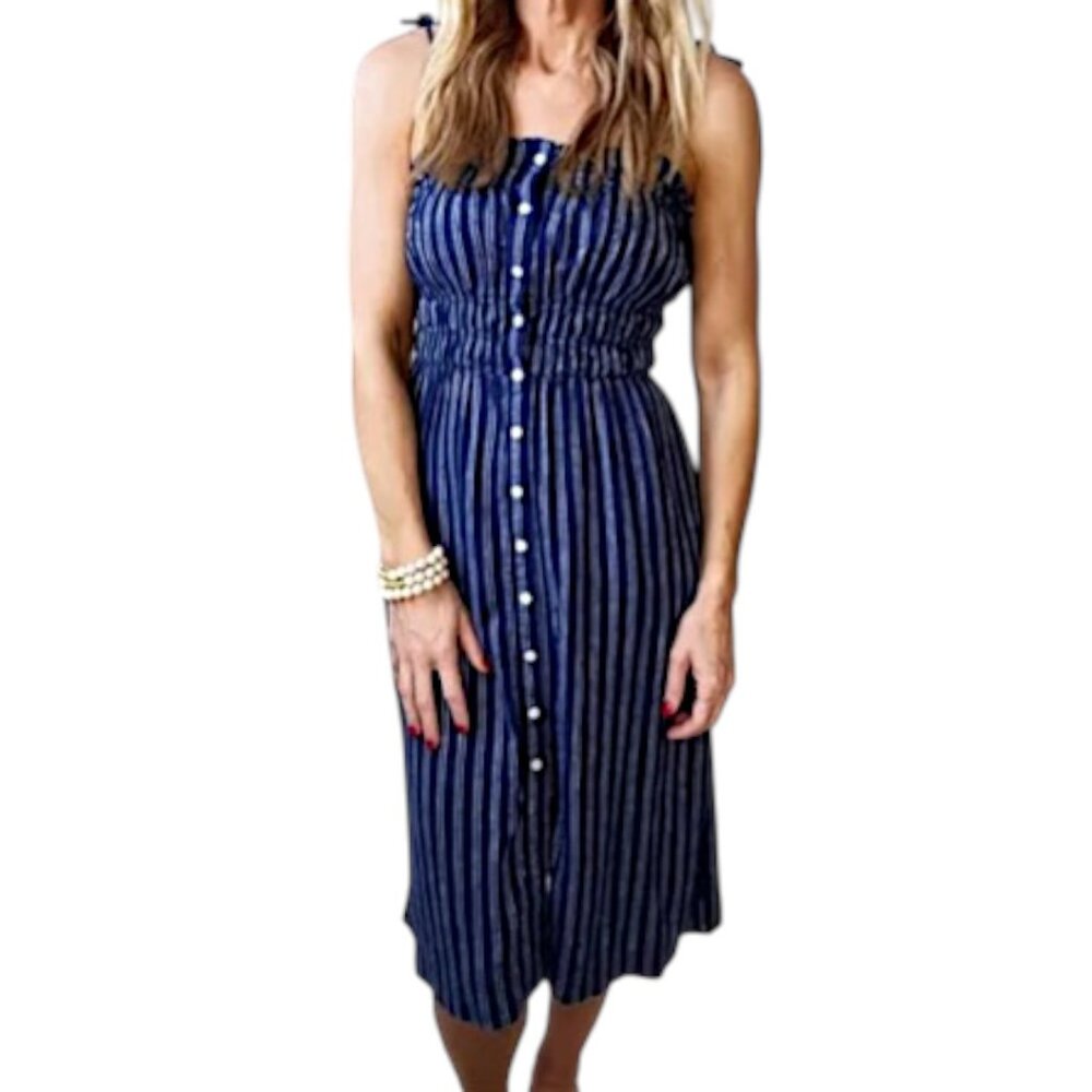Universal Thread Striped Midi‎ Dress | Size XS